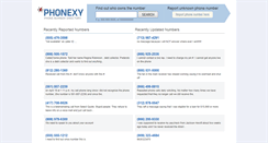 Desktop Screenshot of phonexy.com